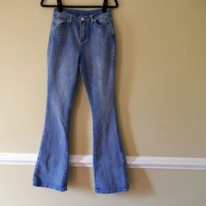 Koinshha Womens High Waisted Jeans Flare Stretch Boyfriend Bootcut Casual Denim